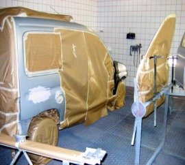 zabezpieczenia lakiernicze samochodu