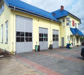 okręgowej stacji kontroli pojazdów od boku